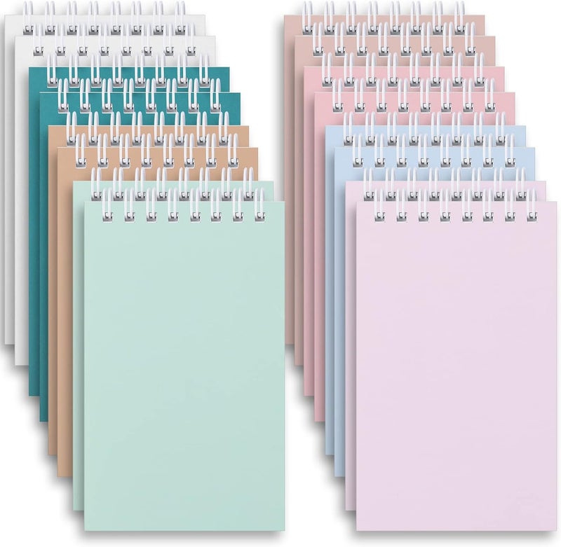 Ddaowanx Small Notebooks,3x5 Pocket Spiral Notepads With Lined Pages - The Perfect Little Mini Notebook to Stay Organized and Boost Productivity at Work or School (16, Cute Colors) - Image 1